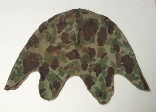 Us Wwii Usmc Camouflage Helmet Cover U.  S.  Ww2 Marines Frog Skin Camo