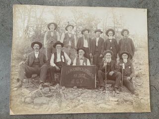 Real Ucv Reunion Photo Camp John H Hudson 1213 Confederate Veterans Civil War