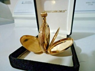 B.  W.  C.  Co.  14k Solid Gold Case Elgin 6s 11j Movement Model 1 1889 Pocket Watch