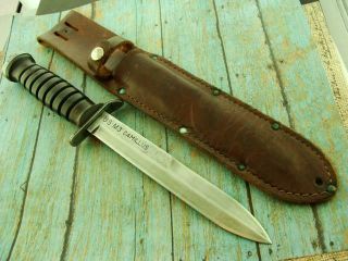 Vintage Wwii Camillus Usa Us M3 Trench Fighting Commando Combat Knife Knives Nr