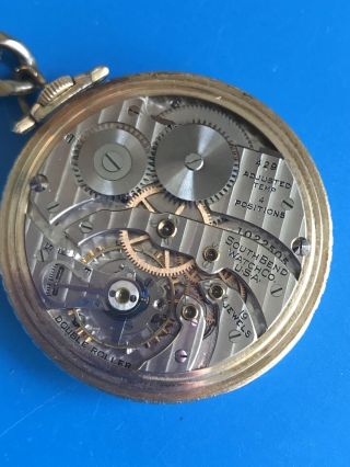 1922 SOUTH BEND 19 JEWEL GRADE 429 POCKET WATCH 130 3