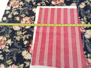 Antique vintage French Fabric 6 piece pack bundles for projects sewing dolls 4