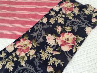 Antique vintage French Fabric 6 piece pack bundles for projects sewing dolls 7