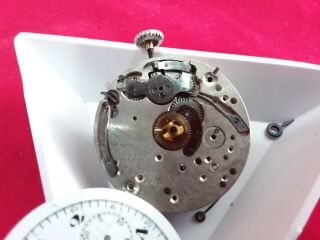 Vintage Moeris trench chronograph parts 4