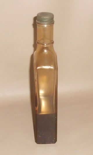 c1920 Antique Quack Medicine Bottle Seigel ' s Nerve and Bone Liniment St Louis MO 3