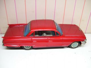 8” long Bandai Japan tin friction 1962 Cadillac EXC, 4