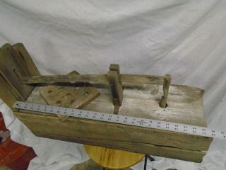 Vintage Homemade wooden Animal trap box Wisconsin Trappers Box Weathered Wood 5
