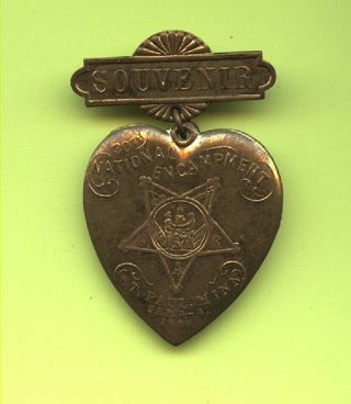 1896 St.  Paul,  Minnesota National Gar Badge