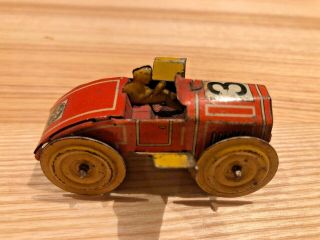 ANTIQUE GERMANY DISTLER TIN PENNY TOY CAR 1925 ESSDEE TRACK RARE 3