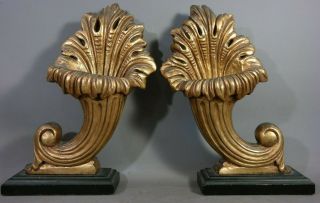 Pair (2) Antique 1920 