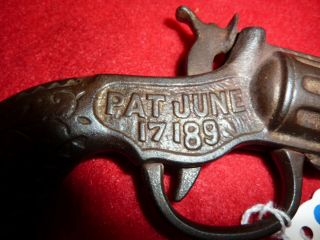 CAST IRON CAP GUN 1895 ANTIQUE,  