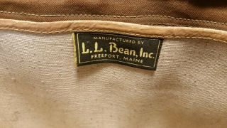 WW2 WWII US Navy Naval Aviator LL Bean Tote Named Pilot Rare Commander 6