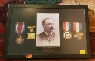 Mega Rare Civil War Pow Survivor Medal & Exquisite 5th Corps Badge,  Research