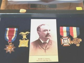 MEGA RARE Civil War POW Survivor Medal & Exquisite 5th Corps Badge,  Research 2