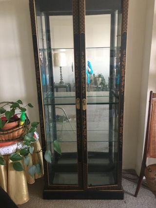 Local.  No.  Two Door Glass Furniture Display Four Shelves