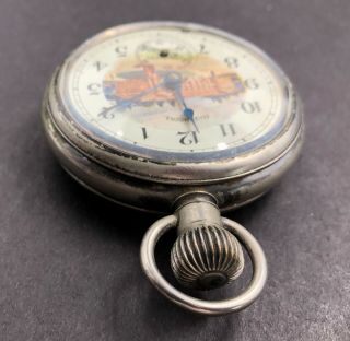 1905 18s Ingersoll Lewis & Clark Centennial Exposition Antique Pocket Watch OF 7