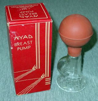 Nyad Vintage Breast Pump P633 Glass Display Only