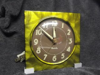 Vintage Antique Art Deco Westclox Electric Alarm Clock Restored