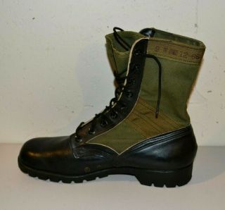 Vietnam Combat Jungle Boots Spike Protective December 1966 Size 9W 3
