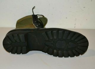 Vietnam Combat Jungle Boots Spike Protective December 1966 Size 9W 5
