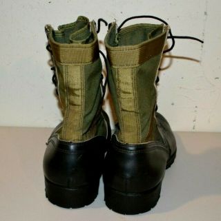 Vietnam Combat Jungle Boots Spike Protective December 1966 Size 9W 7