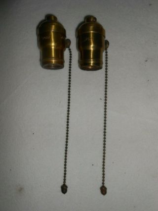 Antique Match Hubbell Lamp Sockets For Chandelier,  Sconces,  Fixture,  Parts