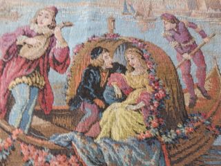 French Tapestry of Gondola in Venice 19.  5 