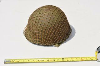 1944 U.  S Army Helmet With Net And Inner