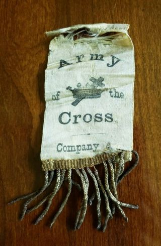 Army Of The Cross Company A - Civil War Ribbon