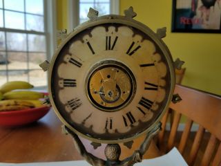 French or English Bronze Clock Blackamoor Victorian Verge Fusee Watch Liverpool 3