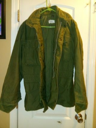 M65 United States Army Field War Jacket With Hood Regular Small