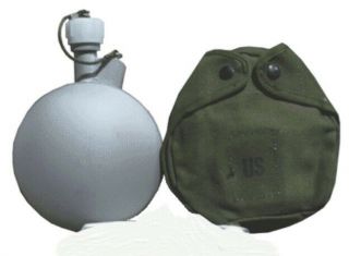 Us Gi Military Issue Arctic Canteen With Insultated Cover -