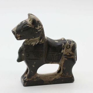 Chinese Collectibles,  Jade hand - carved,  The ancient horse pendant statue H26 2