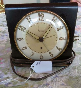 Westclox Bakelite Case Electric Clock - Art Deco -