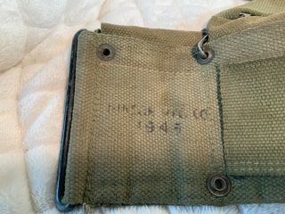 1945 WWII M1 Garand Ammo Cartridge Combat Belt 10 Pocket With 1944 Suspenders 7