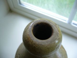 Stoneware Bottle AW.  MASON PALMER DEPOT No Cracks Or Chips.  Mass. 6