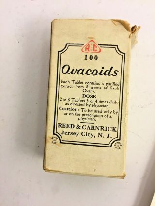 Quack Medicine Ovacoids Box And Contents