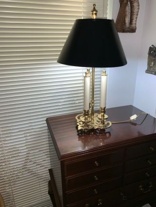 Ethan Allen Georgian Court Solid Brass Desk Lamp