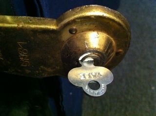 1 Antique T907 Trunk Keys,  Steamer,  Old,  Vintage,  Key,  Rare,  Trunks,  Foot Locker 3