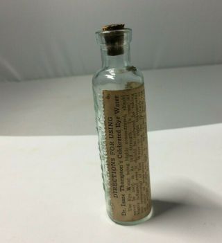 Antique Embossed Bottle Dr.  Thompson 