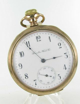 Rare Hamilton Grade 976 16s 16j Pocket Watch Pendant Set