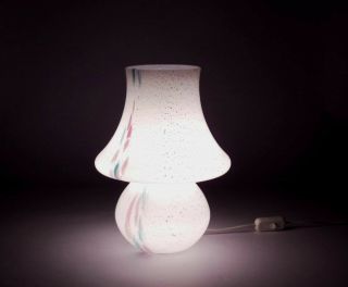 Venini Table Lamp Murano Glass Mid Century Modernist Sputnik Mushroom Vistosi