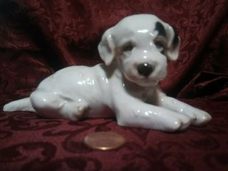 Antique Puppy Dog Rosenthal Figure Numbered 1123 With 1939 Mark Signed Th Karner