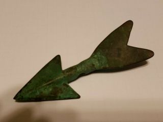 Antique Bronze Spearhead /harpoon Tip