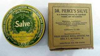 Vintage Medicine Tin Dr Pierce 