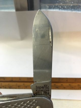 Imperial Vietnam War US Military Issued 1964 Folding Pocket Knife NM 3