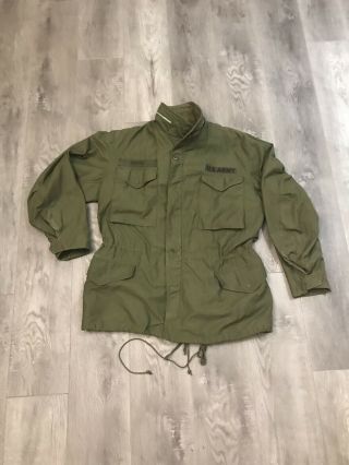 Vietnam Military Men’s Field Coat W/ Hood Og - 107 M - 65 8405 - 782 - 2939