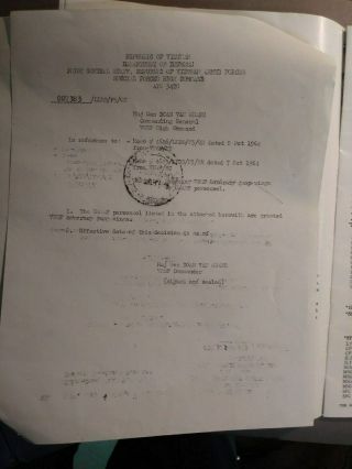 Green Beret Documents,  Letters 1968 Viet Nam.  Wisconsin. 3