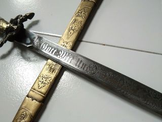 German hunting dagger WWII 47cm 6