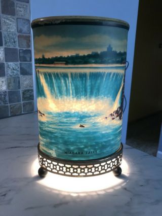 1955 Vintage Econolite Niagara Falls Oval Motion Lamp